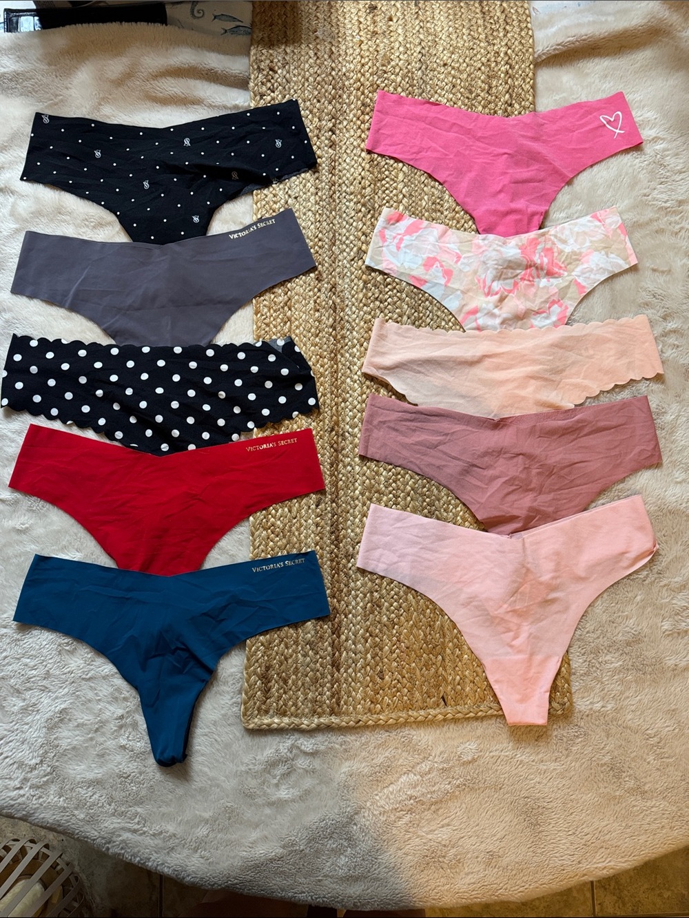 Victoria's Secret Seamless Thong Set of 10